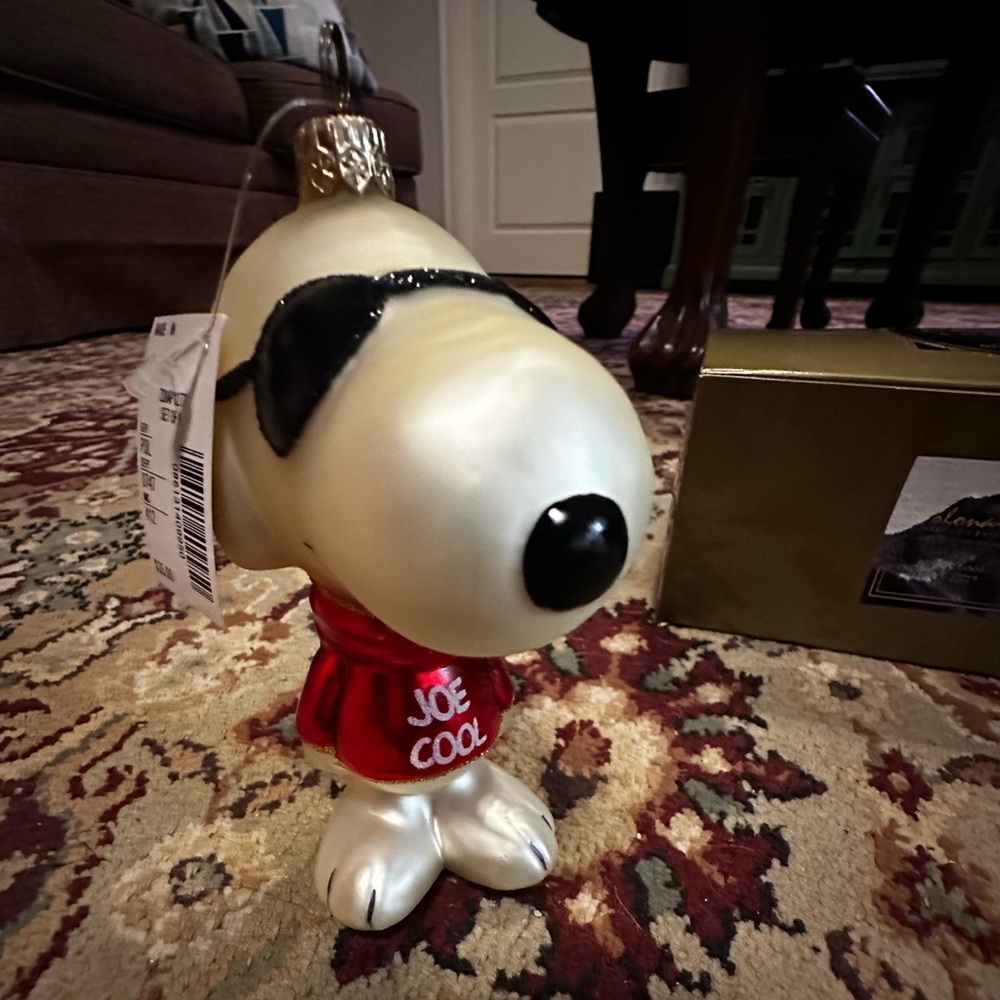 Polonaise Collection by Kurt Adler Peanuts Joe Cool Christmas Ornament